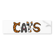 AC- Cool Cats Bumper Sticker