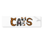 AC- Cool Cats Bumper Sticker bumper stickers