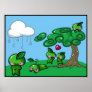 Acacia Leaf Sprites Print