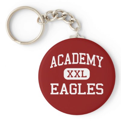 Academy - Eagles - Senior - Coral Springs Florida Keychain by customteamsportswear