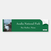 Acadia Bumpersticker - 1 Bumper Stickers