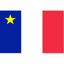 Acadia flag cut outs