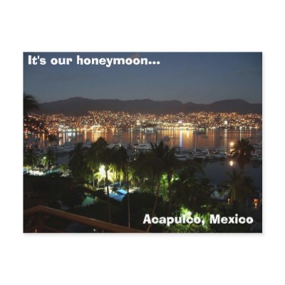 Acapulco, Mexico Post Card by fieldsofgrace247
