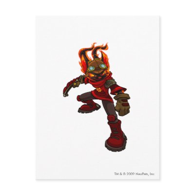 Acara Moltara Player Postcard by neopets