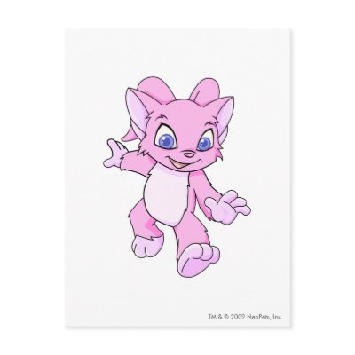 Acara Pink Post Card by neopets
