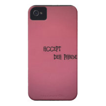 ACCEPT iPhone 4 Case-Mate CASE