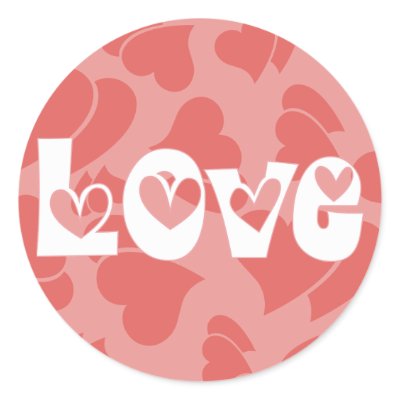 Accept My Love Sticker by zazzleproducts1