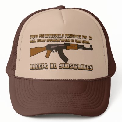 Accept no Substitutes Trucker Hat by ruderetro