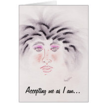 Accepting me as I am... Card