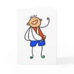 Accident Kid Greeting Card