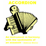 Accordion: An instrument ... (funny quote!) t-shirts