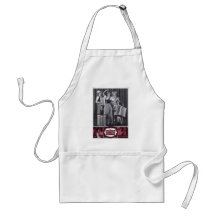 Accordion Girls Vintage Ad Aprons