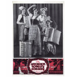Accordion Girls Vintage Ad t-shirts