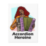 Accordion Heroine Post Cards