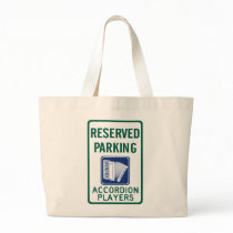 Accordion Player Parking Canvas Bag