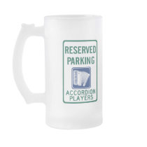 Accordion Player Parking Coffee Mugs