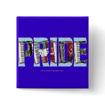 Accordion Pride Pinback Buttons