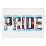 Accordion Pride Greeting Card