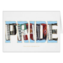 Accordion Pride Greeting Card