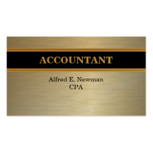 Accountant Business Cards