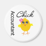 Accountant Chick Fridge Magnet