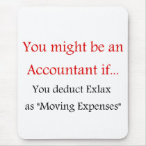 Accountant Mouse pad
