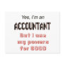 Accountant Powers Funny Office Humour Saying
