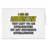 Accountant...Superior Intelligence Greeting Card