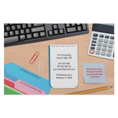 Accounting Desk Flyers by all_items