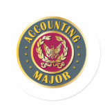 Accounting Major Sticker