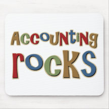 Accounting Rocks Mouse Pad