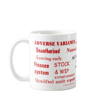Accounting Swear Words! Rude Mug mugs