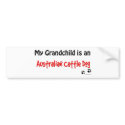 ACD Grandchild bumper stickers