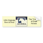 ACDHA logo bumper sticker bumper stickers