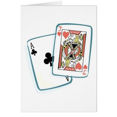 Ace and Jack Poker Cards by White_Wedding