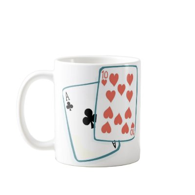 Ace and Ten of Hearts Playing Cards by White_Wedding