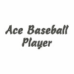 Ace Baseball Player Embroidered Shirt embroidered shirts