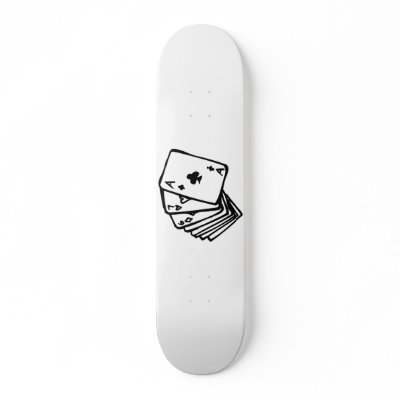 Ace High Board Custom Skate Board by ralcoast