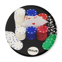 Ace King Refrigerator Magnet