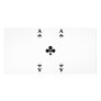 ace of clubs icon photo card template