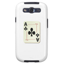 Ace of Clubs Playing Card Galaxy SIII Covers