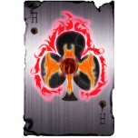 ace of clubs playing card photo sculptures