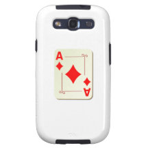 Ace of Diamonds Playing Card Galaxy S3 Cases