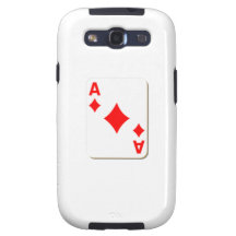 Ace of Diamonds Playing Card Galaxy S3 Cover