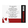 Ace of Hearts Destination Vegas Wedding Invitation Post Card