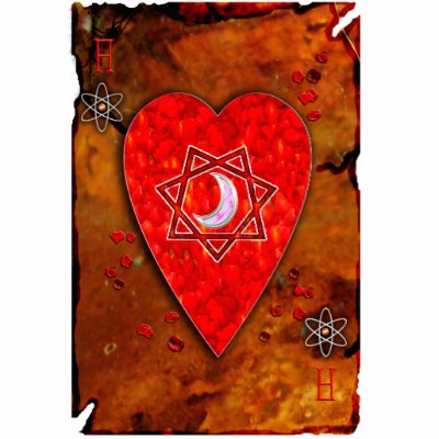 ace of hearts playing card photo cutout by wolffreeborn