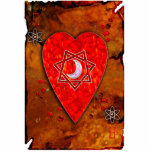 ace of hearts playing card photo sculptures