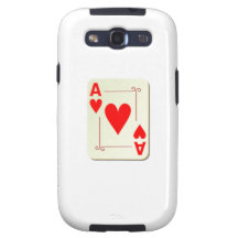 Ace of Hearts Playing Card Samsung Galaxy S3 Cover