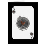 Ace of Spades Chicken Card