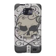 Ace of Spades Decorative Skull Galaxy S2 Cover